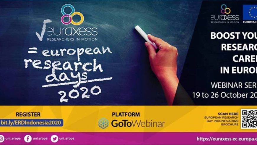 European Research Days (ERD) 2020, 19 October -26 October 2020