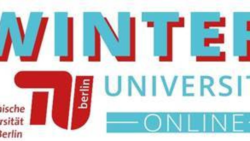 Registrations for the TU Berlin Winter University Online 2021 are now open!