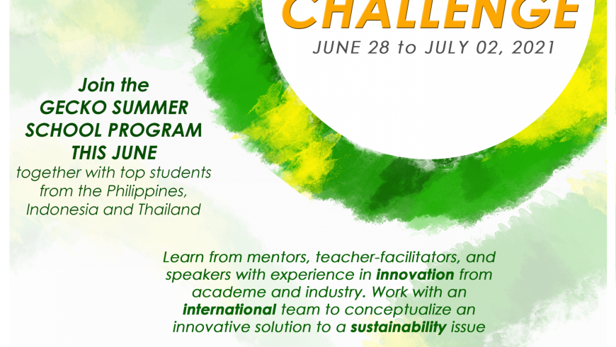 The GECKO Challenge: Summer School (June 28 – July 2, 2021)