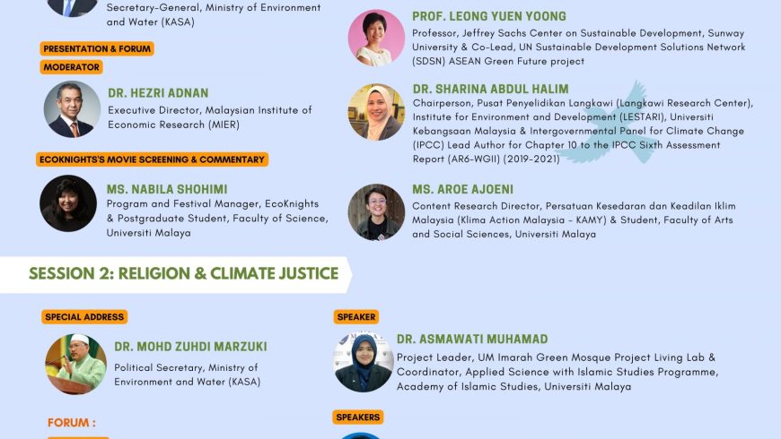Webinar: Universiti Malaya’s Worldwide Teach-in on Climate and Justice 2022