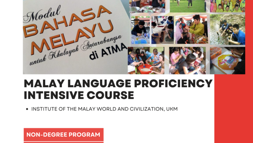 The Malay Language Proficiency Intensive Course