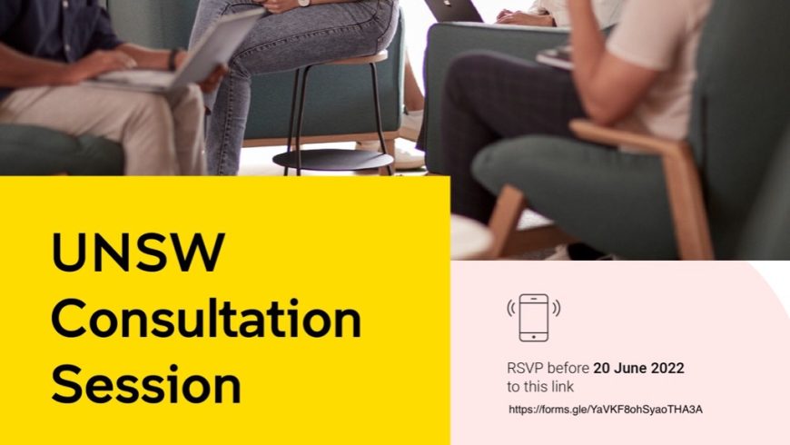 UNSW Consultation Session (22 June 2022)