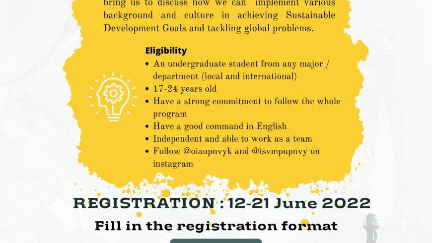 International Students Virtual Mobility Program (ISVMP) 2022