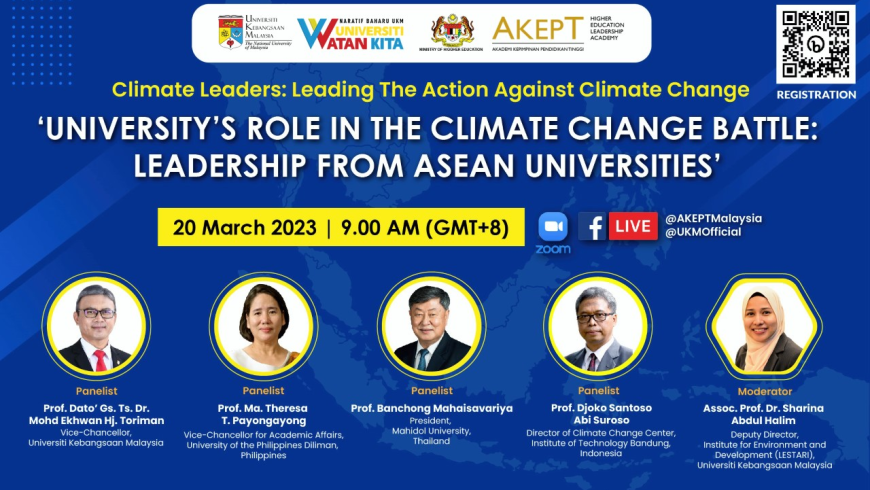 CLIMATE LEADERS WEBINAR SERIES- UNIVERSITIES AND SUSTAINABLE COMMUNITIES: TOWARDS A GREEN AGENDA