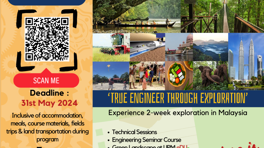 ExplorENG: Summer Programme 2024 at Universiti Putra Malaysia