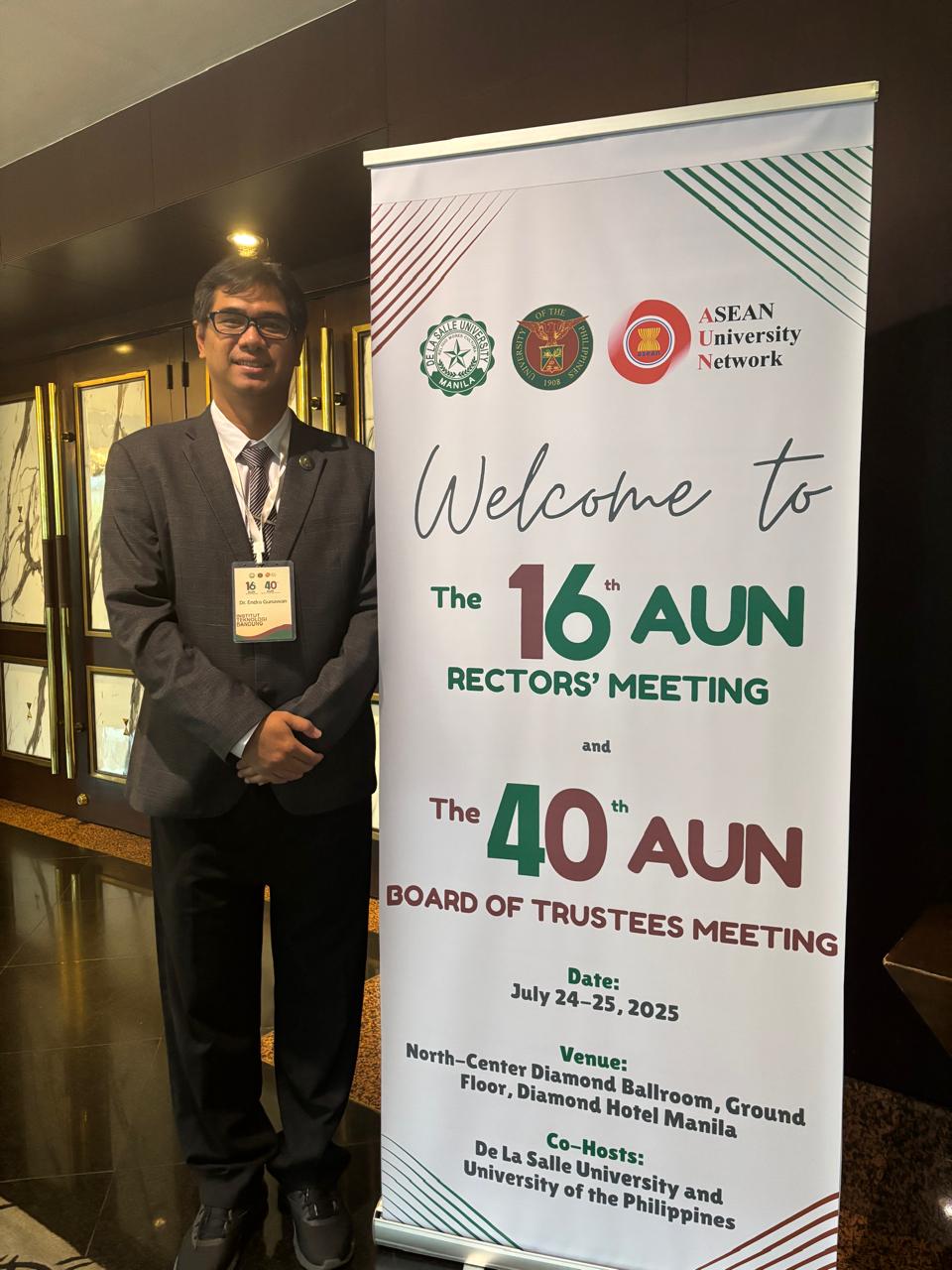 Dr. Endra Gunawan representing ITB