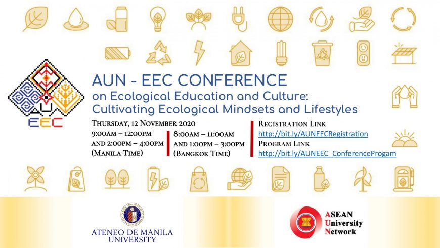 Save-the-Dates for the AUN-EEC Conference 2020 (Online)