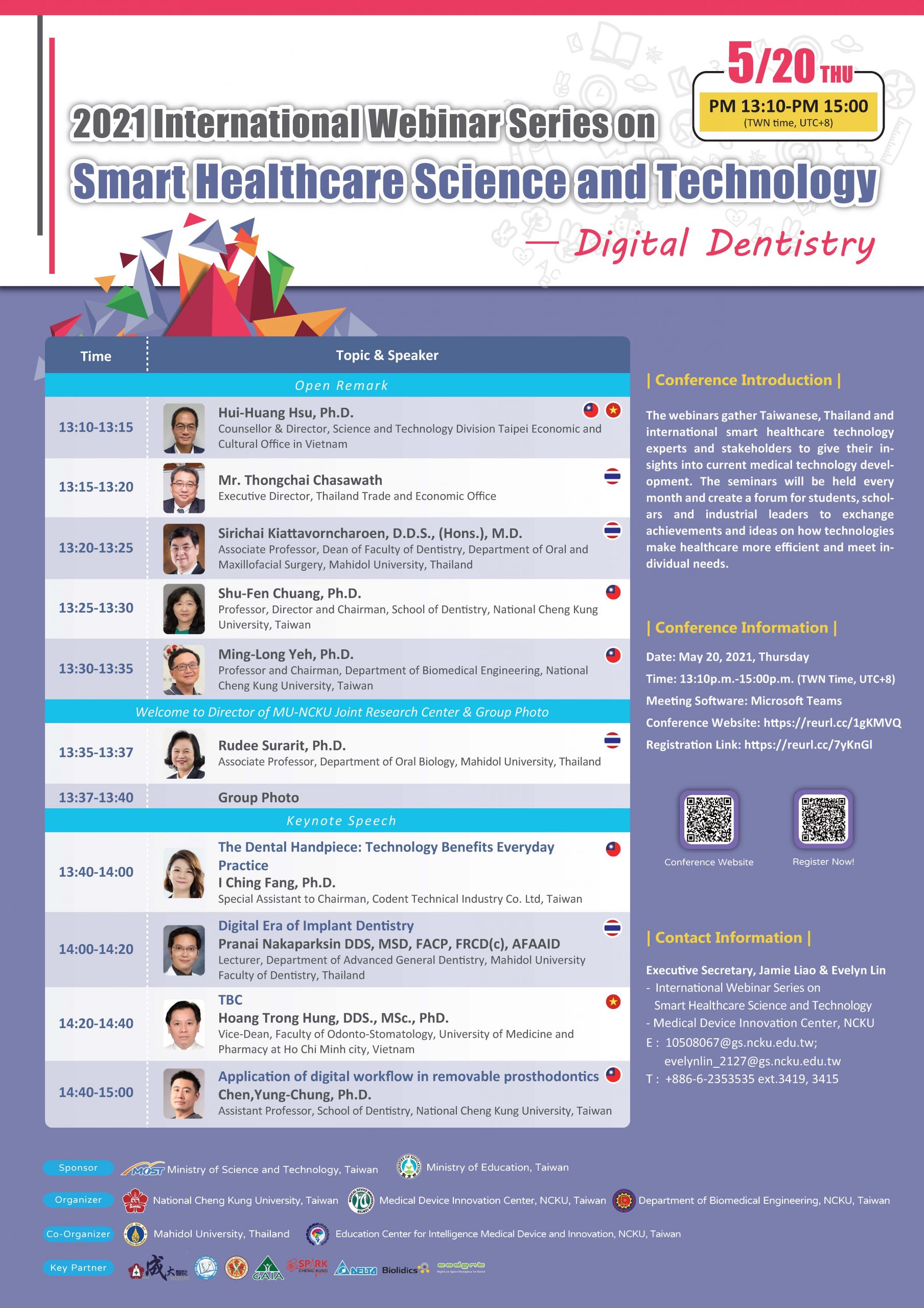 Join 2021-05-20 Webinar : Digital Dentistry