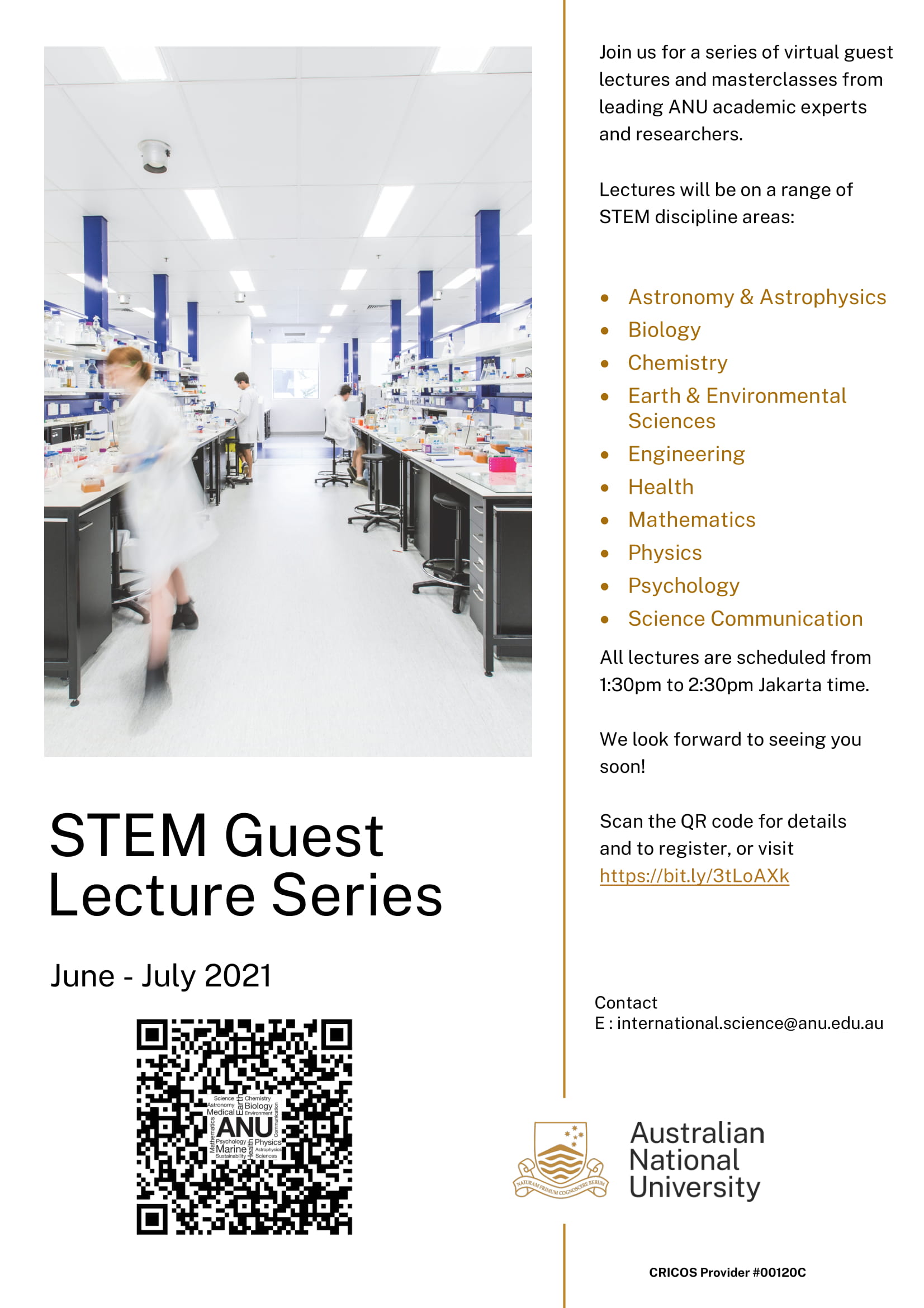 STEM Guest Lecturer Series from Australian National University