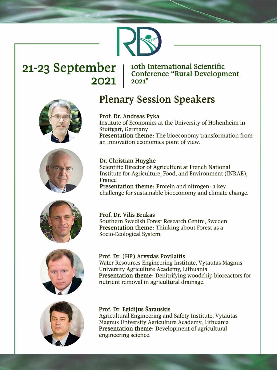 INVITATION to 10th International Scientific Conference “RURAL DEVELOPMENT 2021″