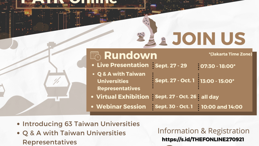 2021 Taiwan-Indonesia Higher Education Fair