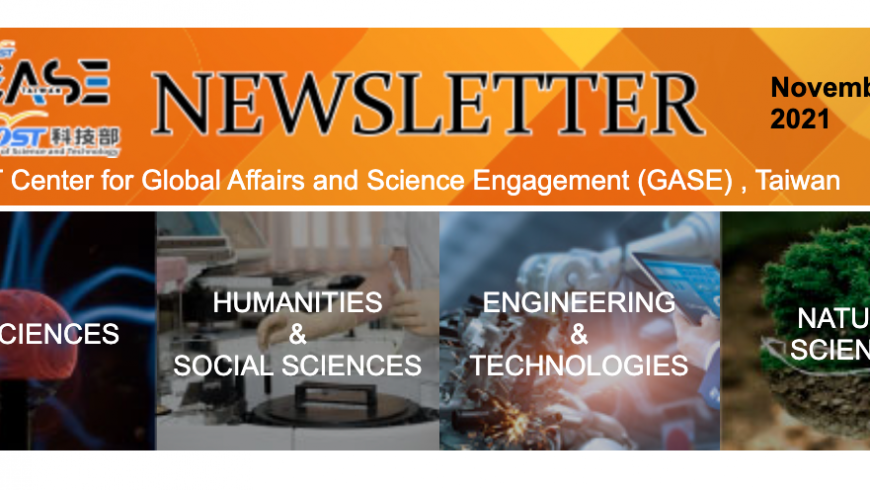Newsletter & Taiwan Research Highlight | Nov 2021 | Your gateway to research news in Taiwan – Please forward this message to anyone who may be interested