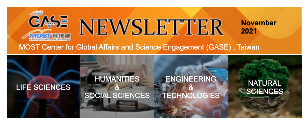 Newsletter & Taiwan Research Highlight | Nov 2021 | Your gateway to research news in Taiwan – Please forward this message to anyone who may be interested
