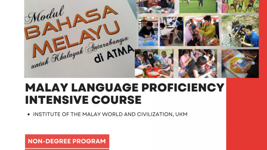 The Malay Language Proficiency Intensive Course
