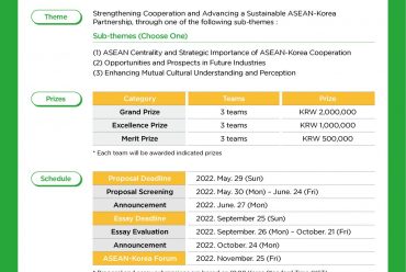 ASEAN-Korea Centre] 2022 ASEAN-Korea Academic Essay Contest