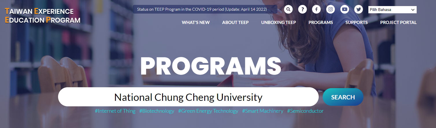 CCU international internship programs through TEEP