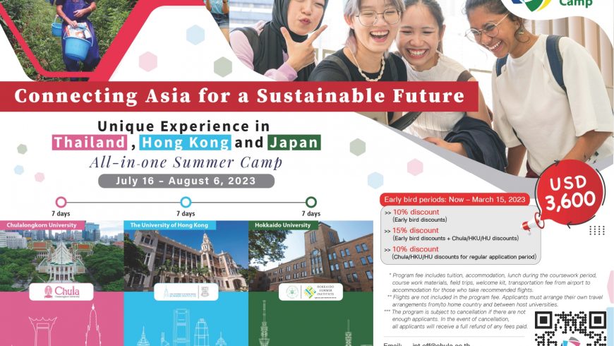 Joint Summer Camp – Connecting Asia for a Sustainable Future, the All-in-One Summer Camp in Thailand, Hong Kong, and Japan