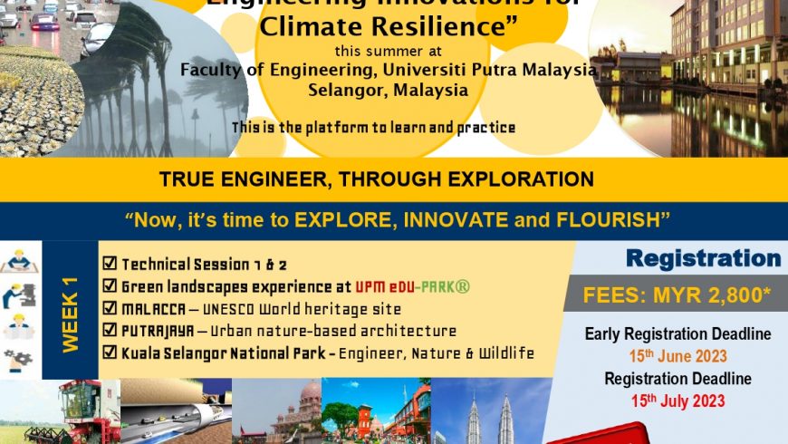 ExplorENG: Summer Programme 2023 at Universiti Putra Malaysia