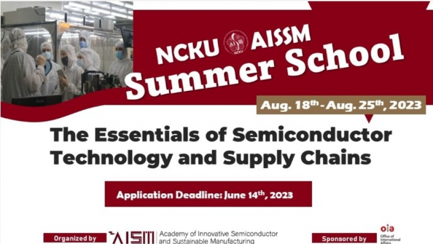 NCKU – Join Semiconductor Summer School at NCKU Taiwan