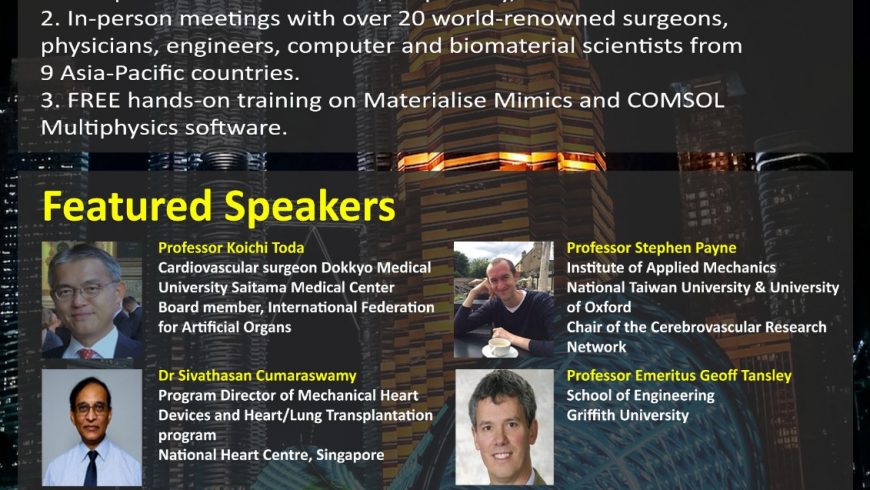 1st Artificial Organs (APSAO 2023) Congress with > 20 speakers from 9 Asia-Pacific countries