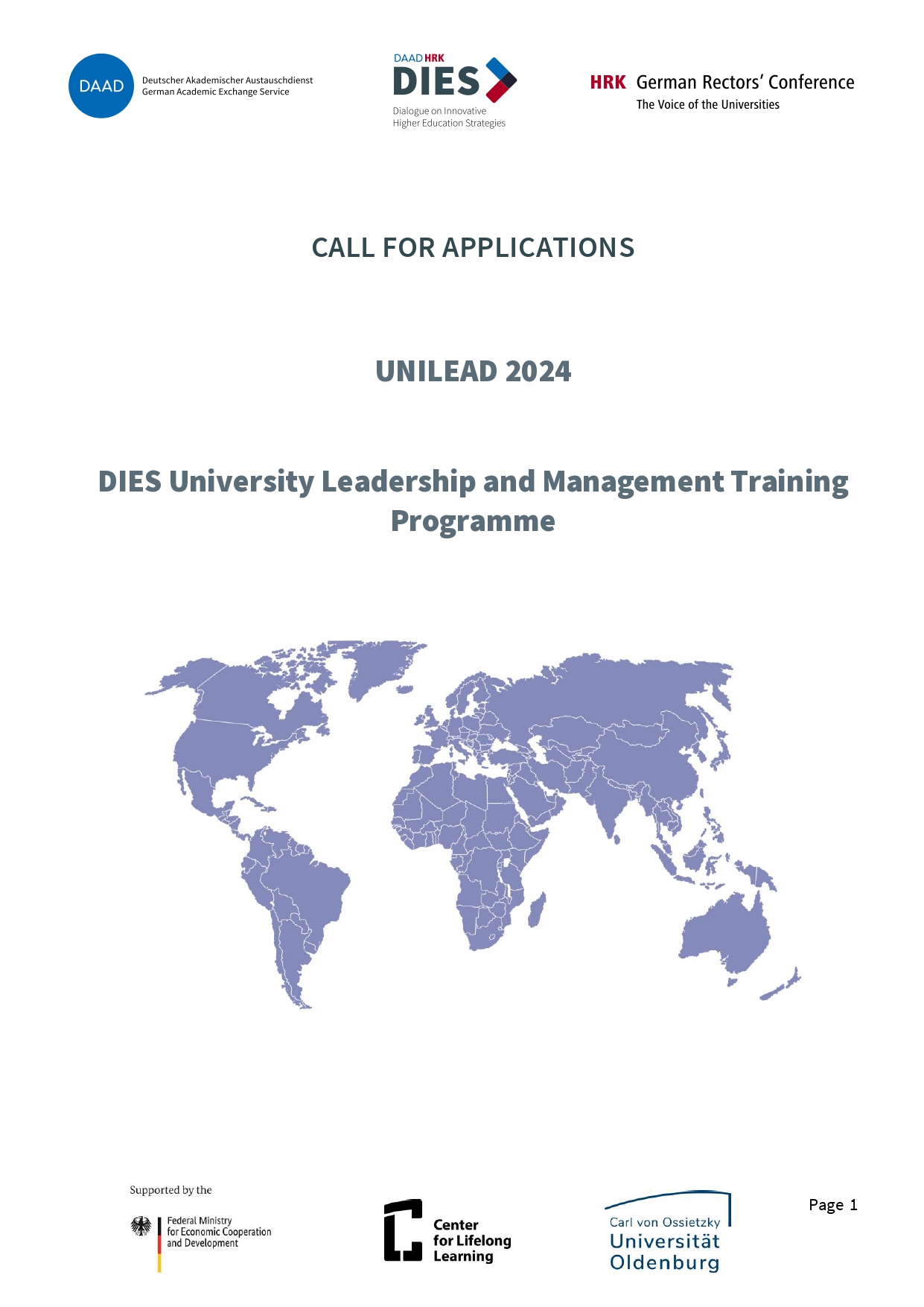 Call for Applications for the DIES Training Course “UNILEAD” 2023/24
